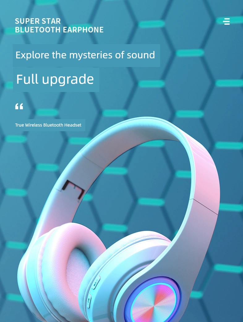 24-Hour Sound Quality Super Good Bluetooth Wireless Headset